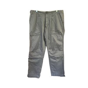 Gap Men’s button Fly  Pants Sz 35/32 Gray NWT